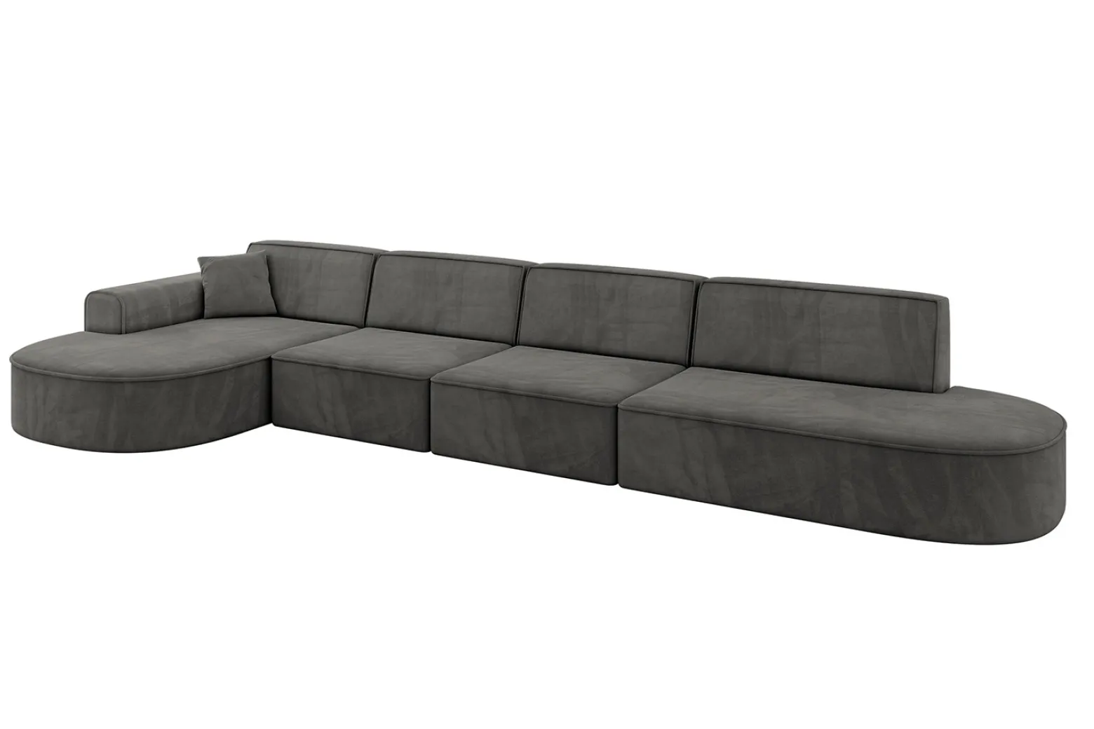 Narożnik lewostronne bez funkcji spania MARI-L3 413x171x79,5 Ciemnoszary