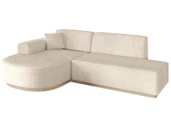 Narożnik lewostronny bez funkcji spania ARRIO-L1 - 243x171x83 Beżowy