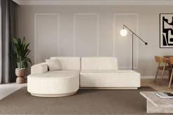 Narożnik lewostronny bez funkcji spania ARRIO-L1 - 243x171x83 Beżowy