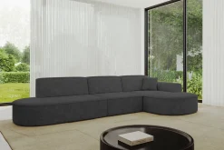 Narożnik prawostronny bez funkcji spania MARI-L2 328x171x79,5 Ciemnoszary