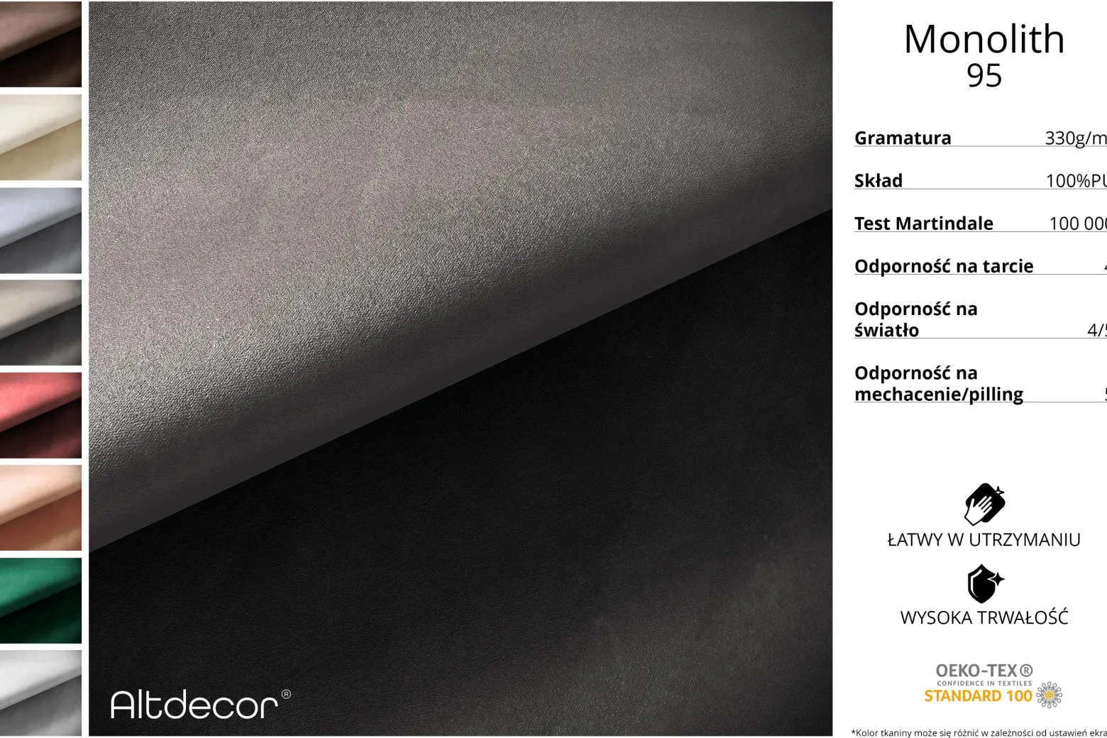 Narożnik prawostronny modułowy Tilmo-L2 - 490x194x70 cm Czarny