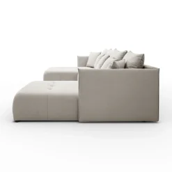 Narożnik, Sofa w kształcie litery U, Hannover U tkanina Castel Ecru