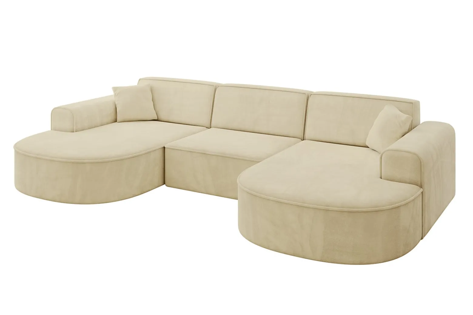 Narożnik uniwersalny bez funkcji spania MARI-U1 303x171x79,5 cm Beżowy