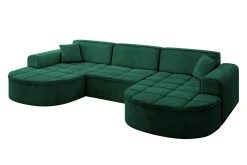 Narożnik uniwersalny bez funkcji spania TARO-U1 - 303x171x79,5 Zielony