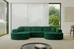 Narożnik uniwersalny bez funkcji spania TARO-U1 - 303x171x79,5 Zielony