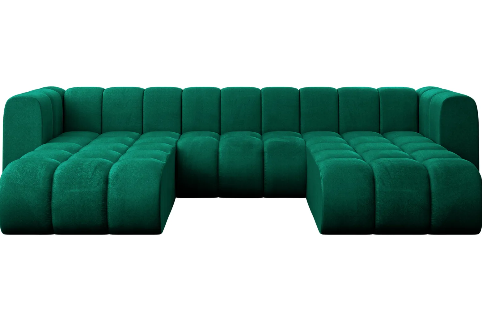 Narożnik uniwersalny modułowy Joren-U1 - 319x177x70 cm Zielony