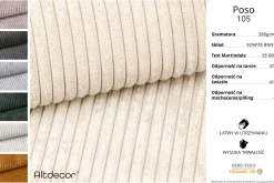 Narożnik uniwersalny modułowy GARVO-U3 475x190x70 cm Beżowy