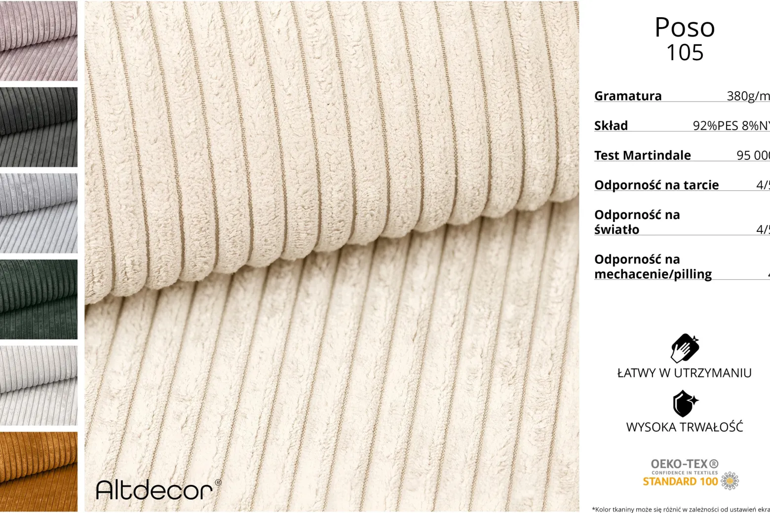 Narożnik uniwersalny modułowy GARVO-U3 475x190x70 cm Beżowy
