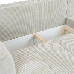Narożnik uniwersalny z funkcją spania Flo Mini, Poso szary (22)