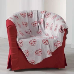 Narzuta na łóżko FLANNEL, 125 x 150 cm, motyw świąteczny