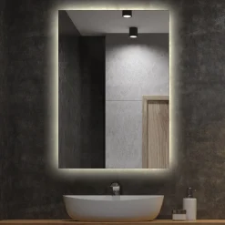 Nowoczesne Lustro Ledowe LED do łazienki 50x50 cm