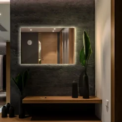 Nowoczesne Lustro Ledowe LED do łazienki 50x50 cm