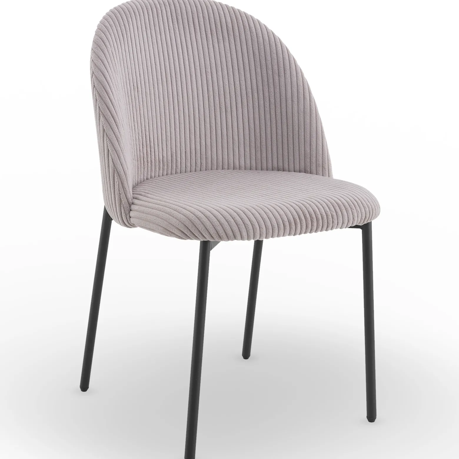 Nowoczesne stylowe krzesło Ines KT207 sztruks taupe