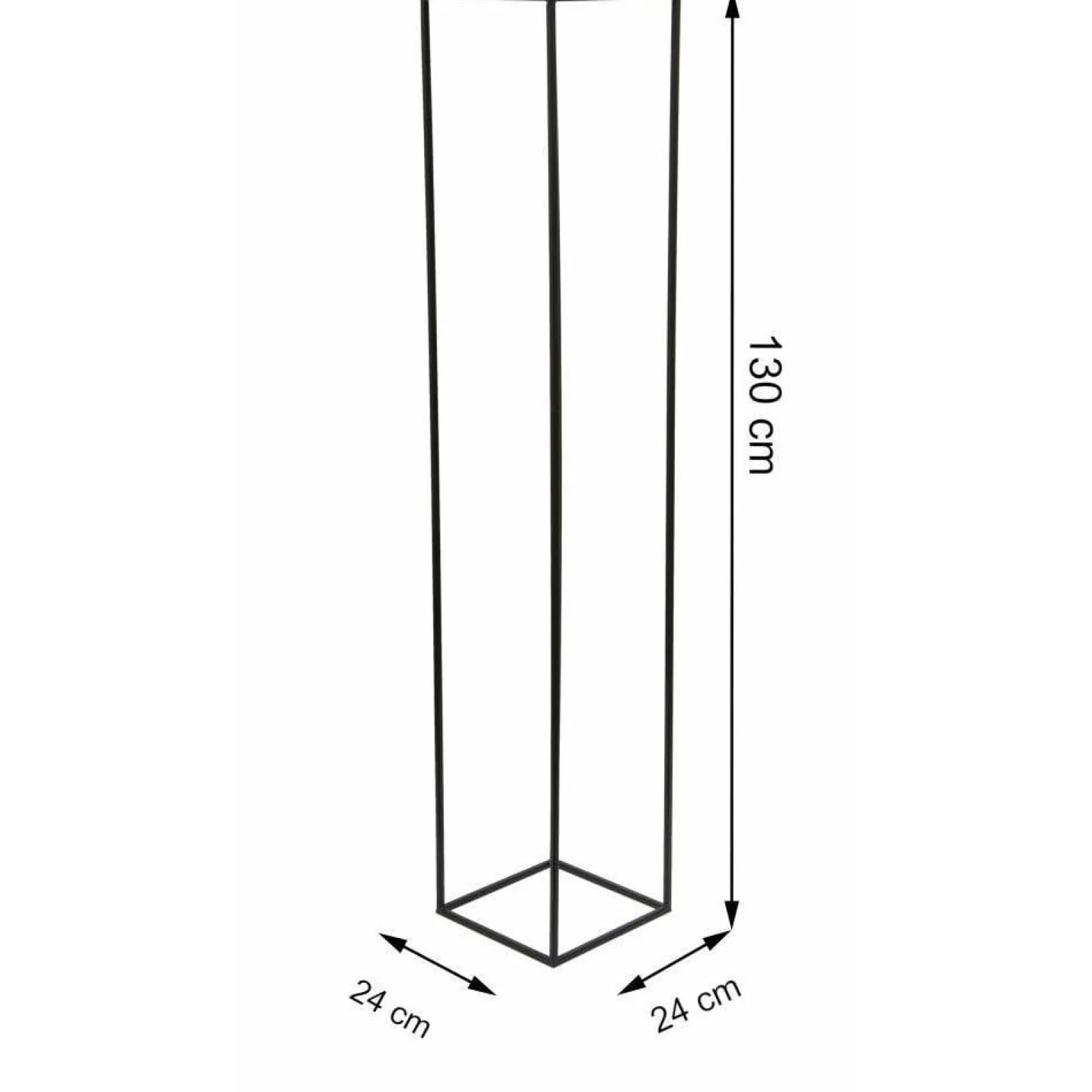 Nowoczesny kwietnik stojący 130 cm LOFT