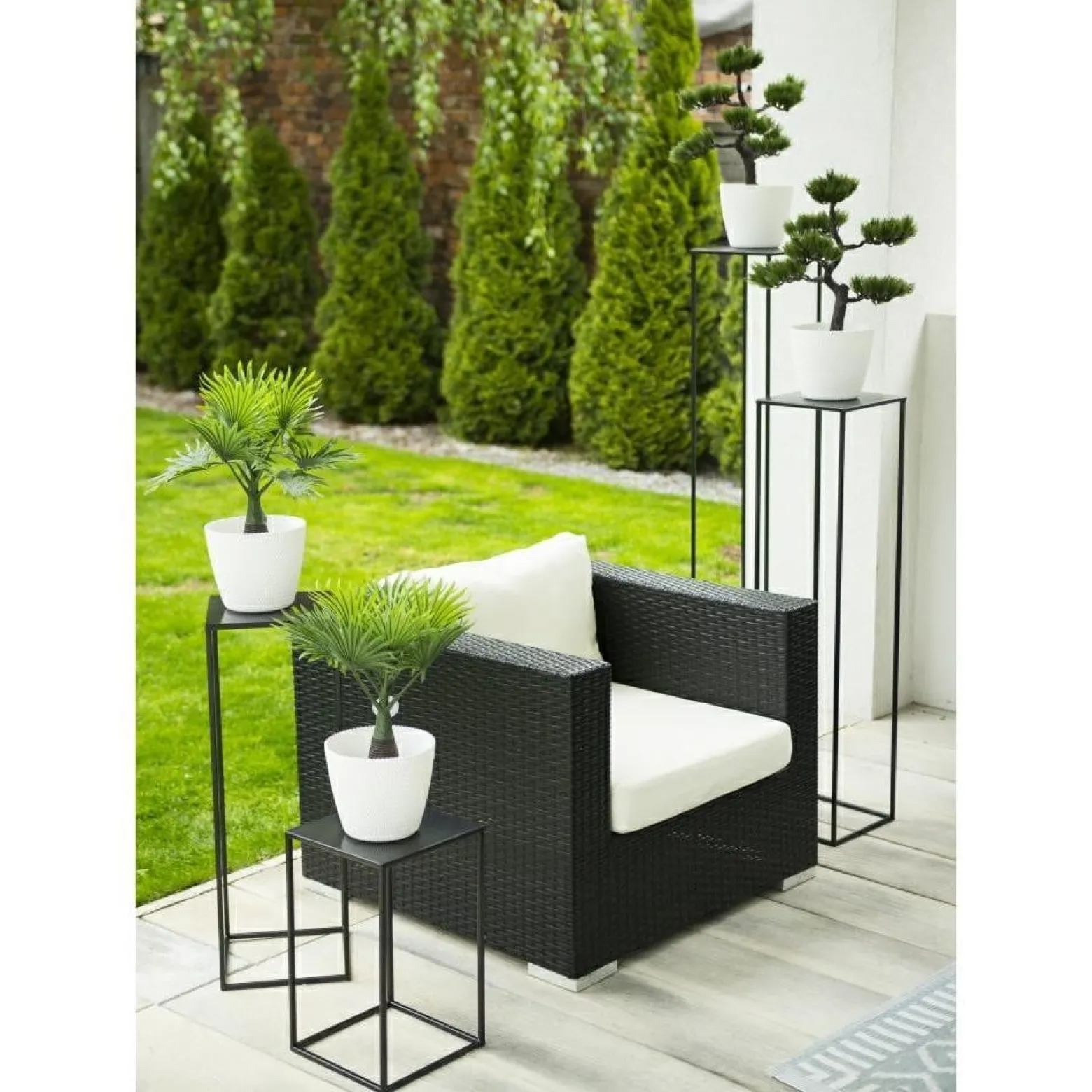 Nowoczesny kwietnik stojący 130 cm LOFT