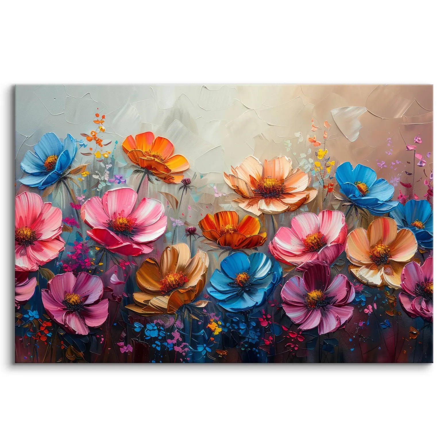 Obraz Kolorowe Dzikie Kwiaty 30x20cm