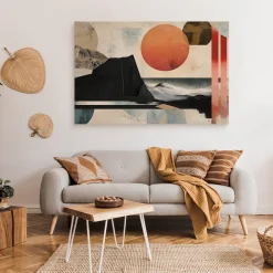 Obraz Na Płótnie Do Sypialni Krajobraz Abstrakcja Zachód Słońca 30x20cm