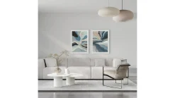 Obraz w ramie Blue Flows No.1 58x78 cm