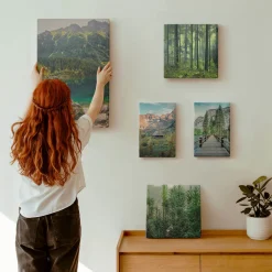 Obraz canvas 5 części Góry i lasy|20x30, 30x30, 40x60|Wallfluent