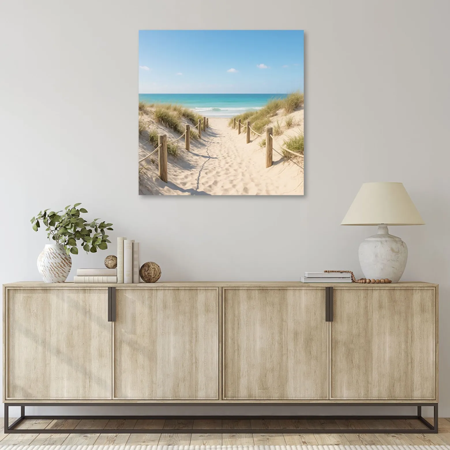 Obraz canvas do salonu sypialni biura, Morze Plaża Krajobraz 20x20