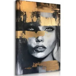 Obraz Na Płótnie Tajemniczy Portret Kobiety Glamour 20x30cm