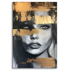 Obraz Na Płótnie Tajemniczy Portret Kobiety Glamour 20x30cm