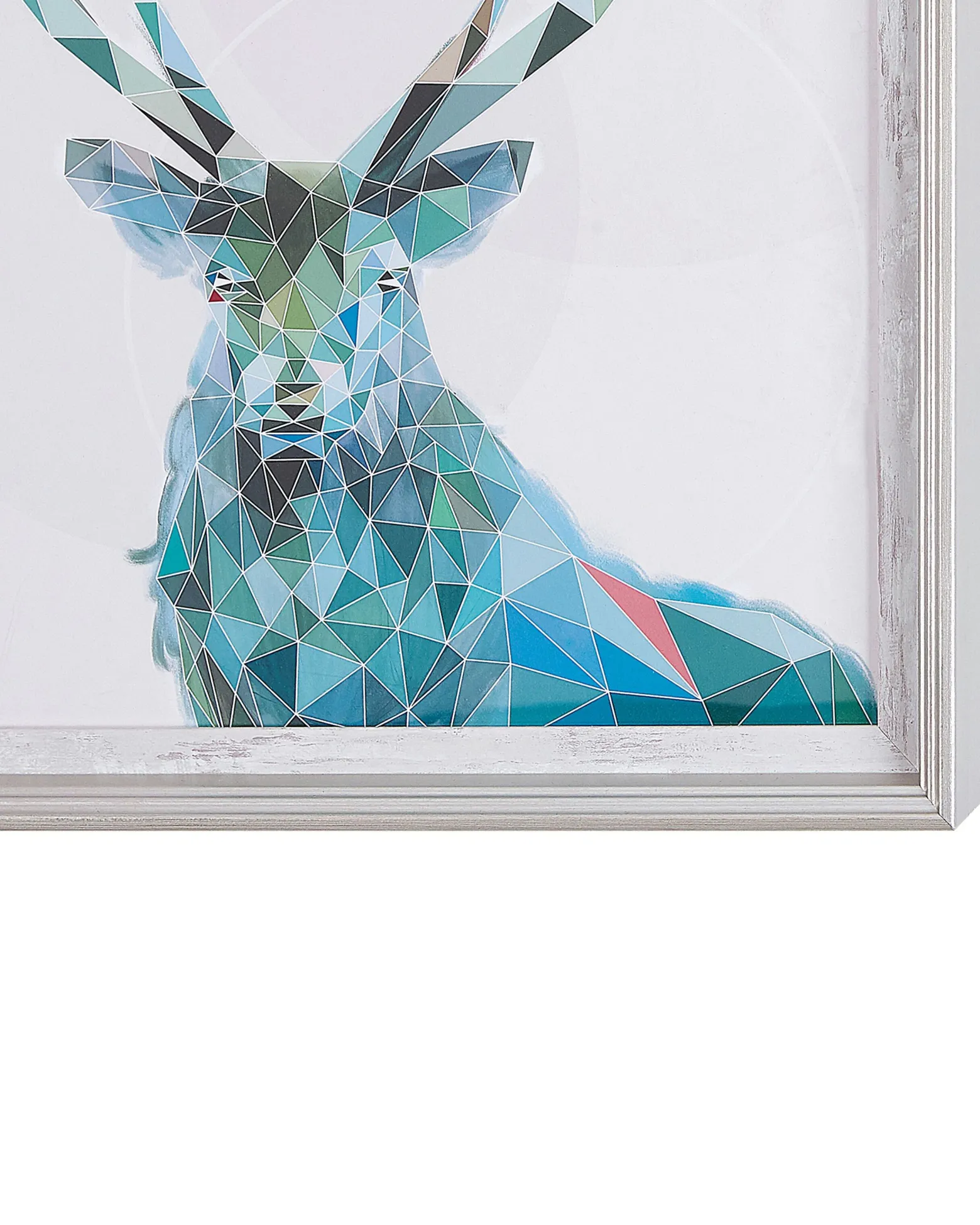 Obraz w ramce 30x40 cm jeleń niebieski