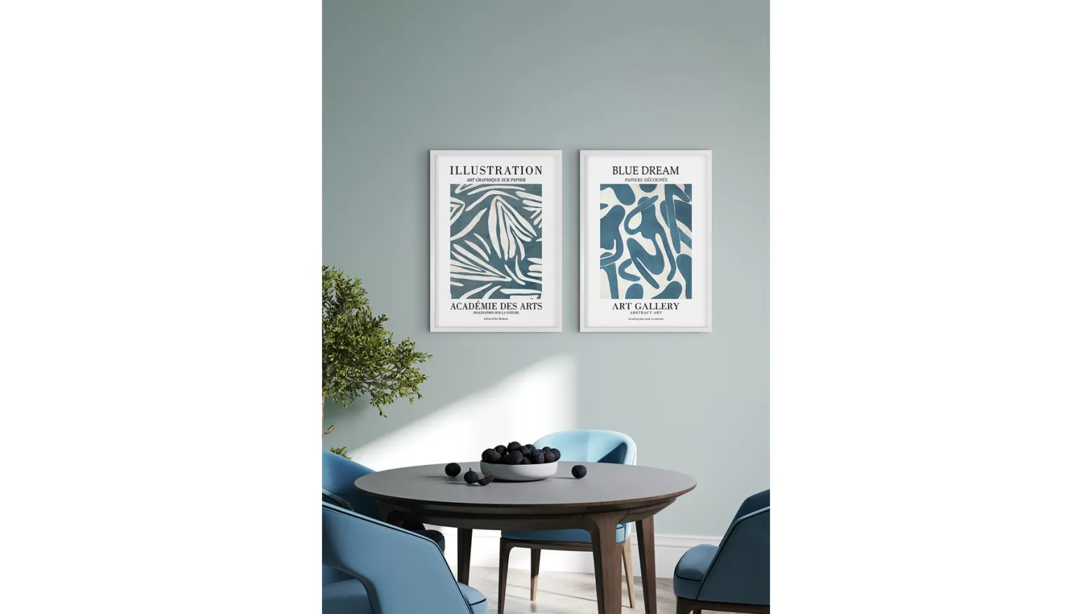 Obraz w ramie Blue Dream Art 53x73 cm