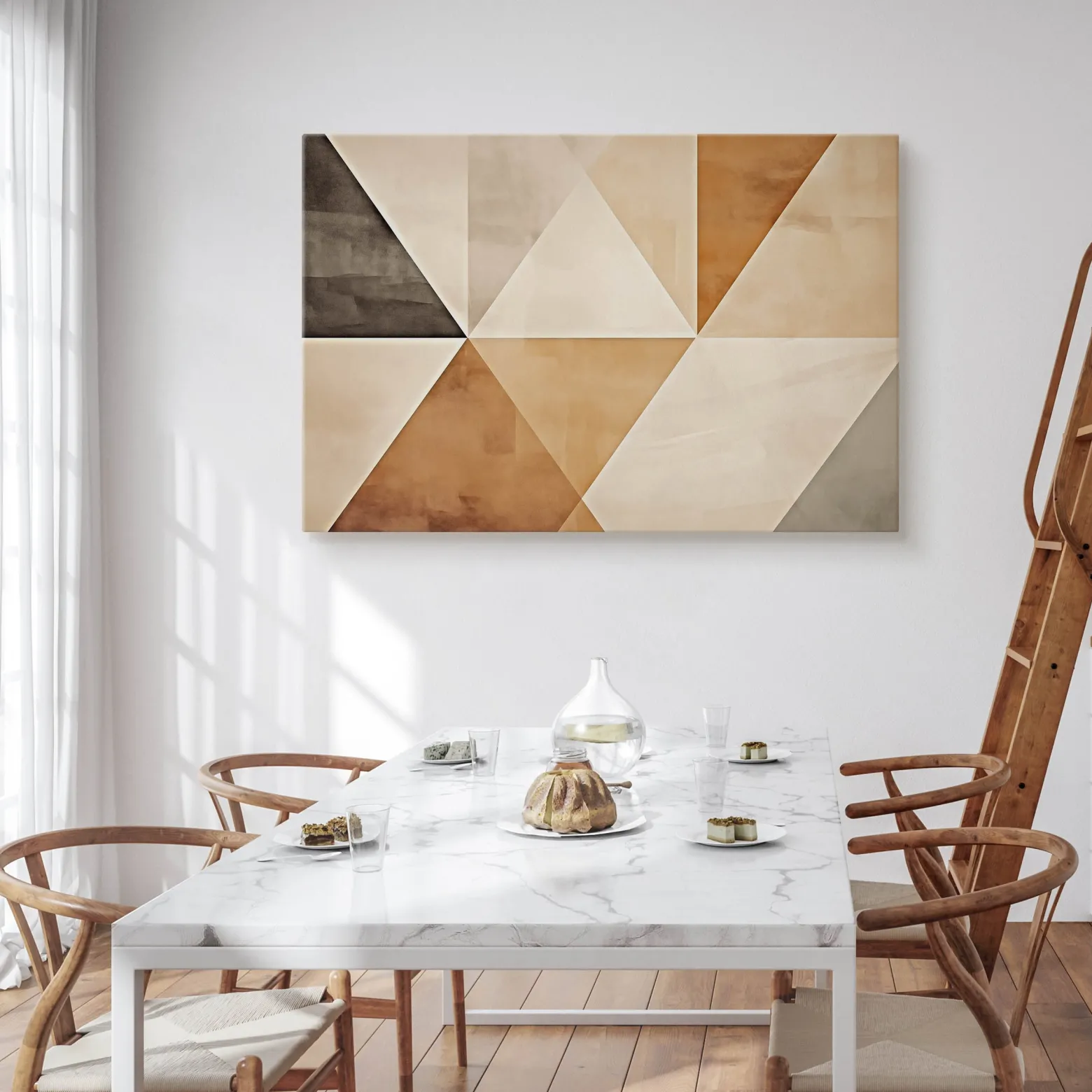 Obraz Wzór Geometryczny W Stylu Boho 30x20cm