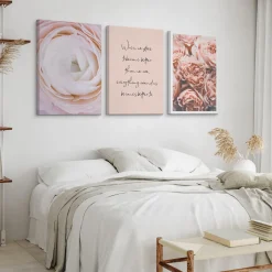 Obrazy Do Salonu Canvas Delikatne Piwonie