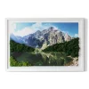 Obraz z mchem - Tatry - Morskie oko 60x40 cm Biała Rama