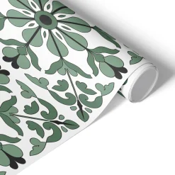 Okleina meblowa Zielony modernizm 50x100 Folia samoprzylepna Szafa