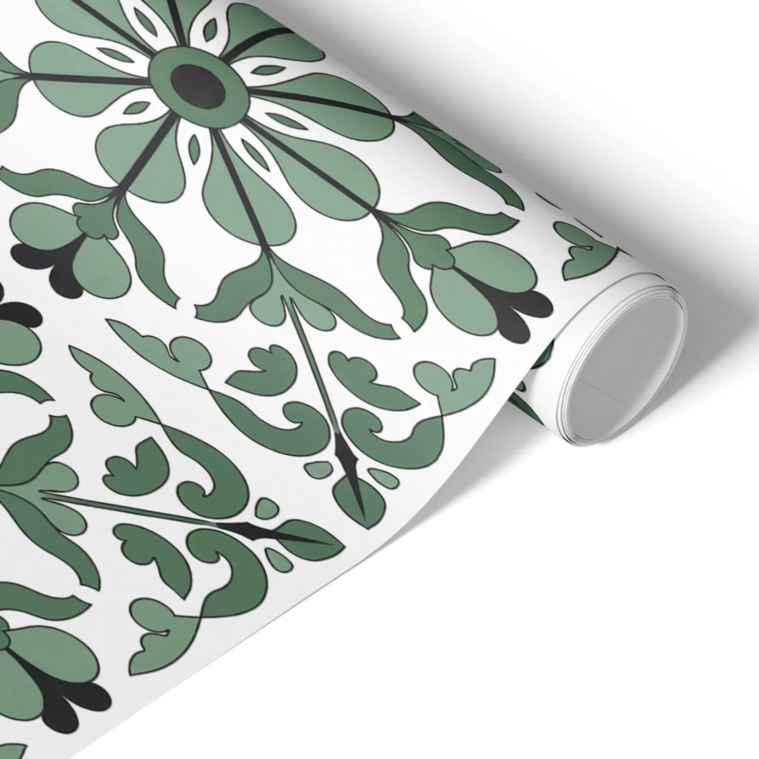 Okleina meblowa Zielony modernizm 50x100 Folia samoprzylepna Szafa