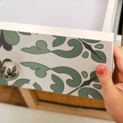 Okleina meblowa Zielony modernizm 50x100 Folia samoprzylepna Szafa