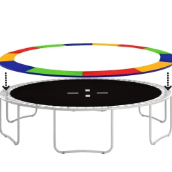 Osłona na sprężyny do trampoliny 12FT multikolor