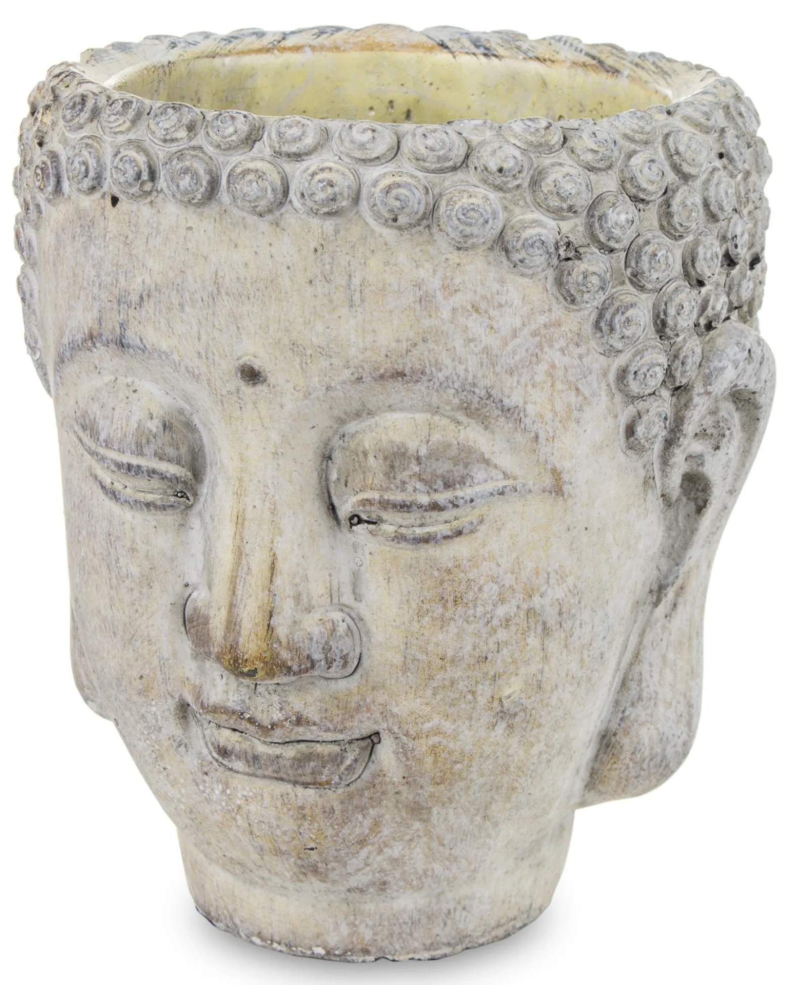 Osłonka cementowa Buddha 16x14x14 cm
