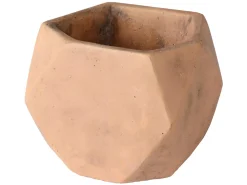Osłonka na doniczkę Elof betonowa 12 cm pomarańczowa