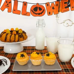 Ozdoby na Halloween girlanda 200 cm napis happy halloween