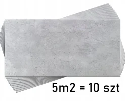Panele Ścienne Beton Architektoniczny Tynk 100X50Cm 0,5M2 6914Xl - 10 Szt.