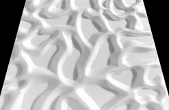 Panele Kasetony Ścienne Sufitowe 3D Demoracyjne 50X50Cm Białe Lake