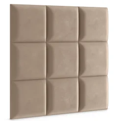 Panel Tapicerowany Beżowy 50x50cm