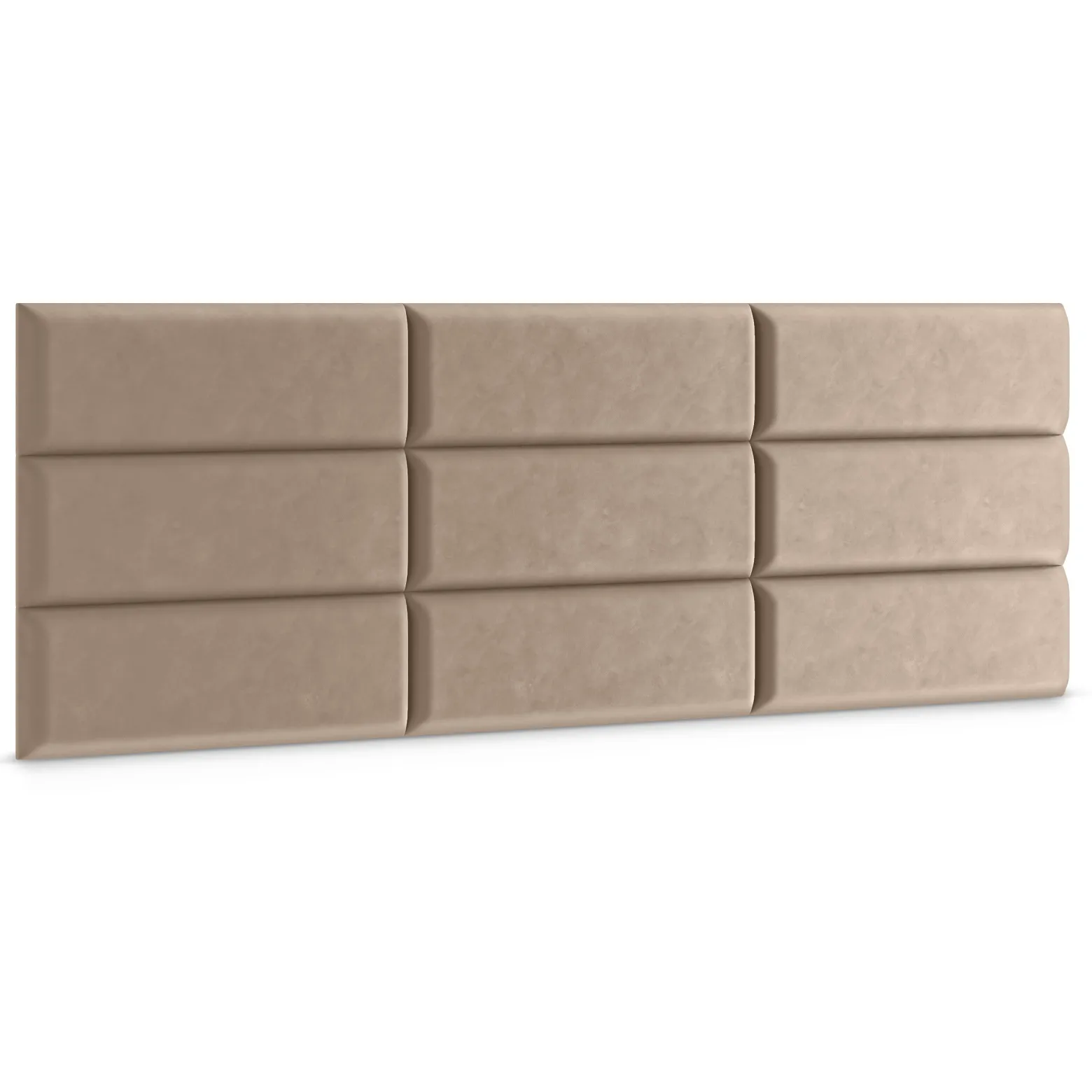 Panel Tapicerowany Beżowy 50x15cm