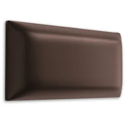 Panel Tapicerowany Eko Skóra Brązowy 50x15cm