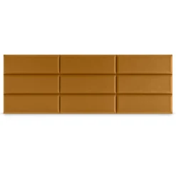 Panel Tapicerowany Żółty 50x15cm
