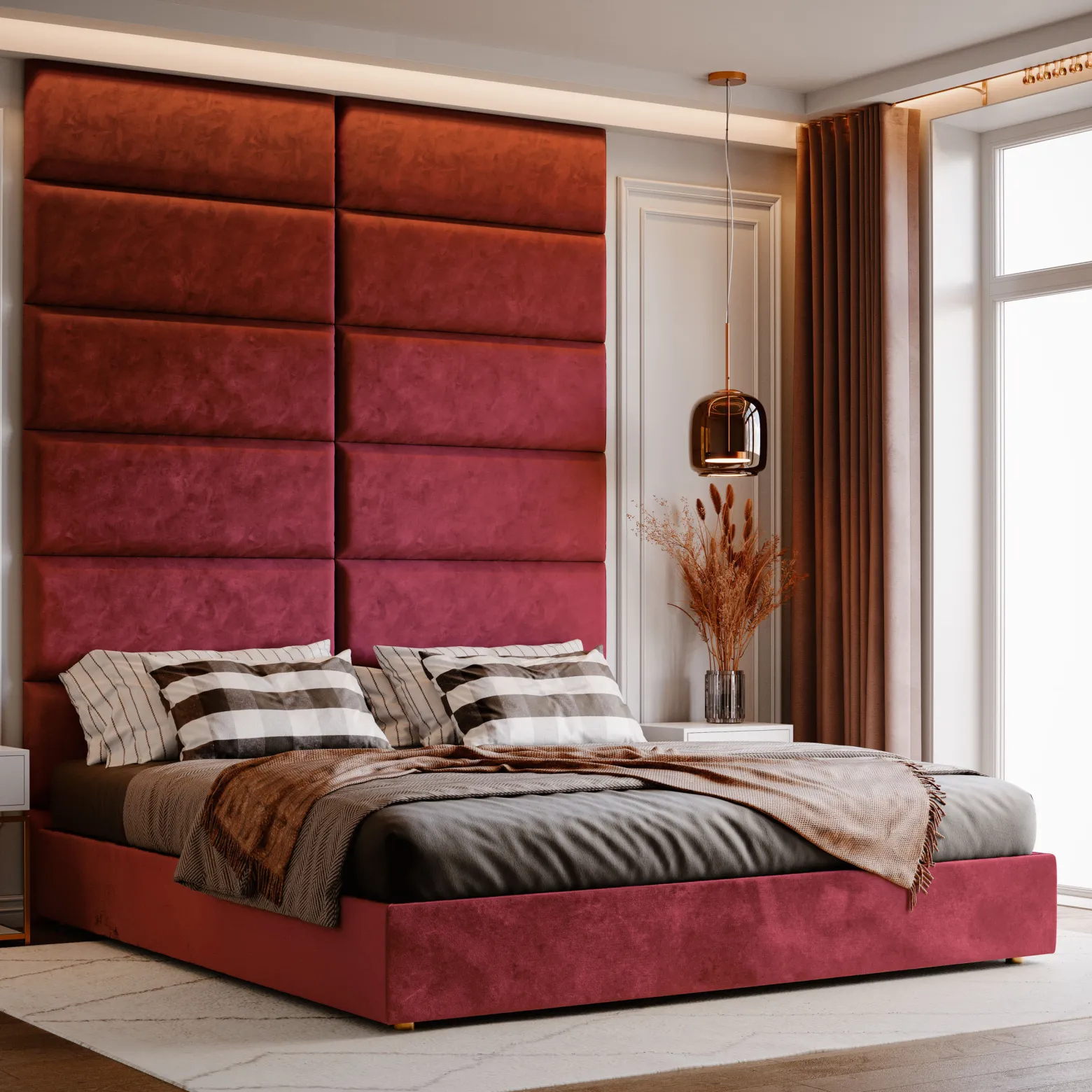 Panel Tapicerowany 90x30cm Magic Velvet 2229