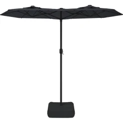 Parasol ogrodowy Czarny vidaXL