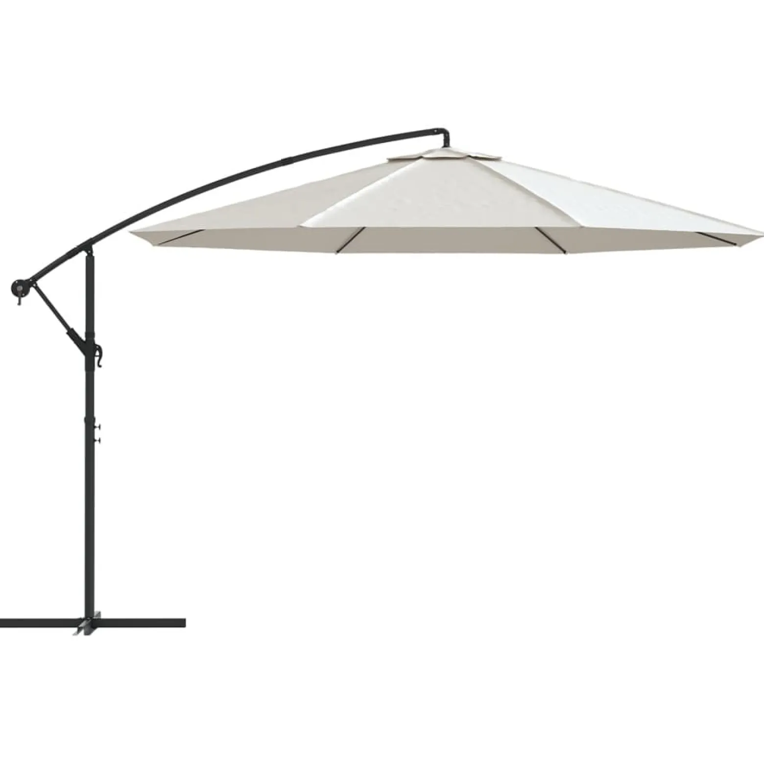 Parasol Ogrodowy na wysięgniku 3.5 m piaskowy