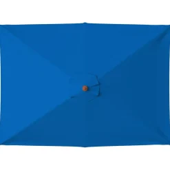 Parasol Ogrodowy Niebieski Na Słupku Składany Na Taras Ogród 150x200 cm