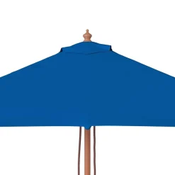 Parasol Ogrodowy Niebieski Na Słupku Składany Na Taras Ogród 150x200 cm