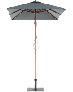 Parasol ogrodowy składany 194x144 szary